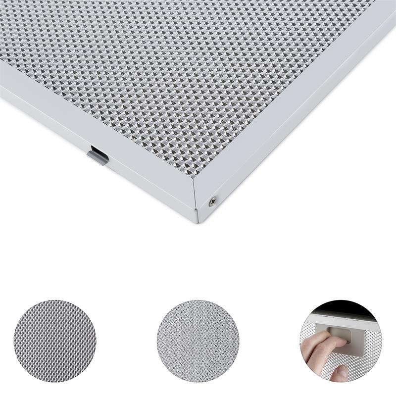Klarstein Hliníkový filter mastnôt 21 x 32 cm náhradný vymeniteľný filter – Obrázok 2