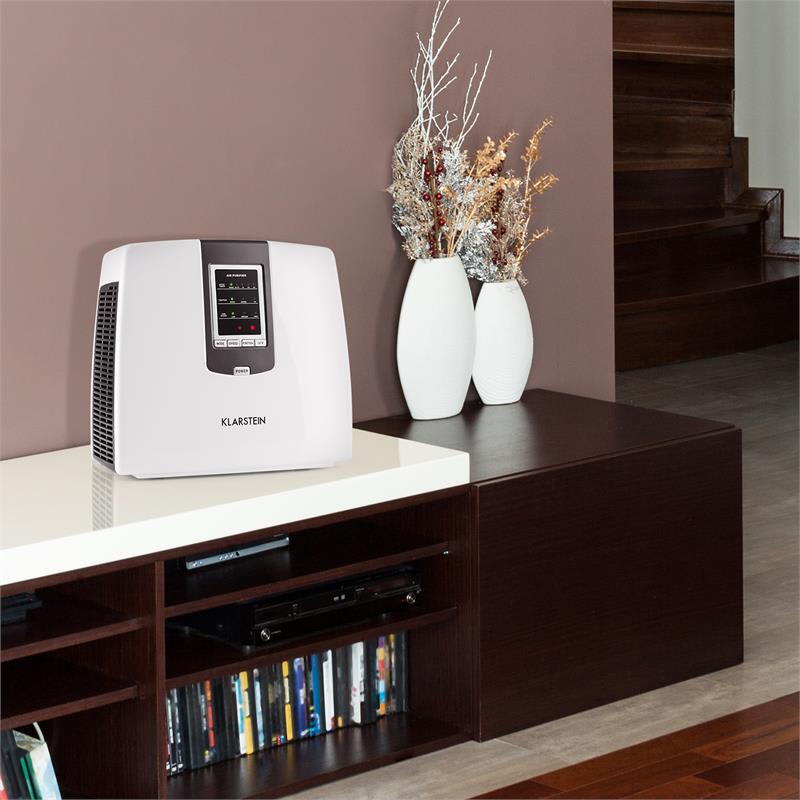 Klarstein Tramontana, čistička vzduchu, 6-v-1, Air Purifier ionizátor, ozón, UV, biela