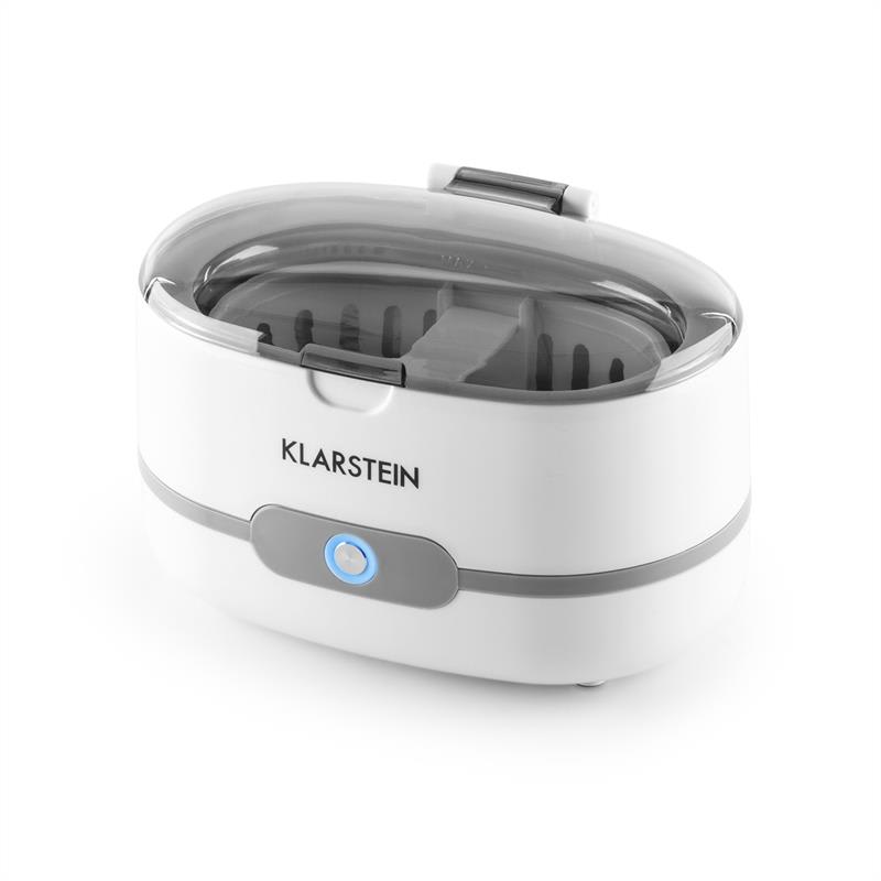 Klarstein Superpure ultrazvukový čistič, čistič okuliarov, čistič nečistôt, biela farba – Obrázok 4