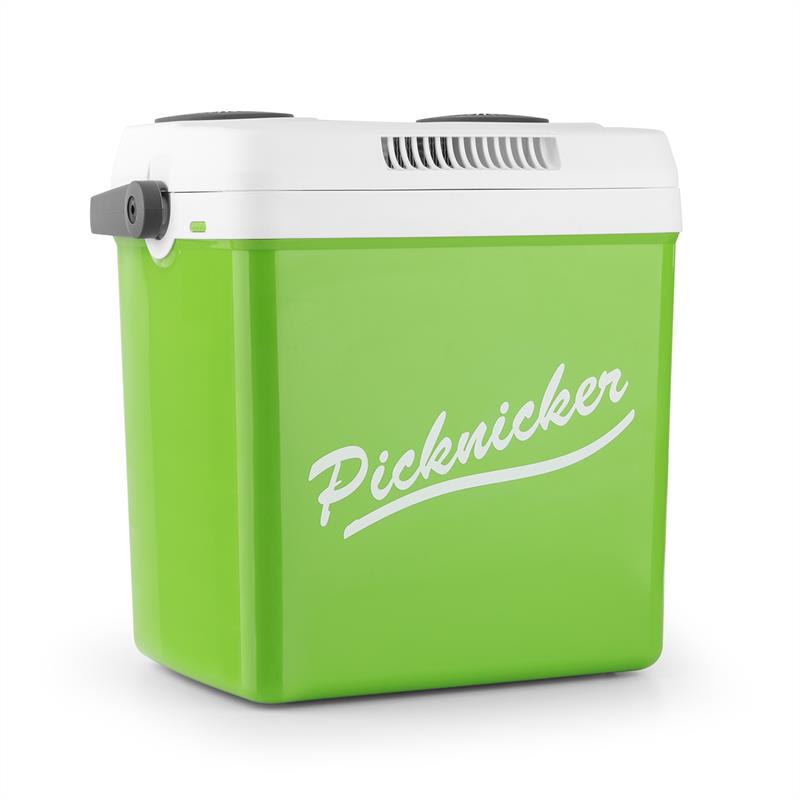 Klarstein Picknicker XL termo chladiaci box 32l A++ AC DC auto zelená