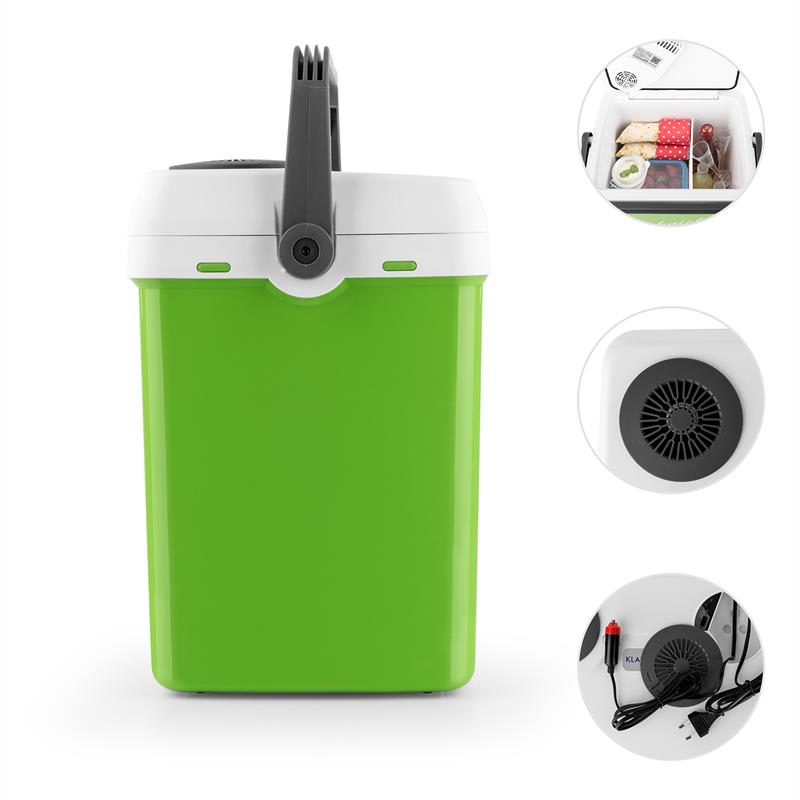 Klarstein Picknicker XL termo chladiaci box 32l A++ AC DC auto zelená – Obrázok 5