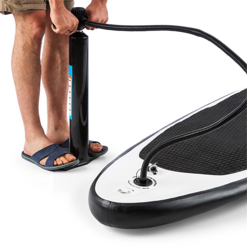 KLARFIT Spreestar, čierno-biela, nafukovacia pádlovacia doska, SUP sada, 300x10x71cm – Obrázok 2