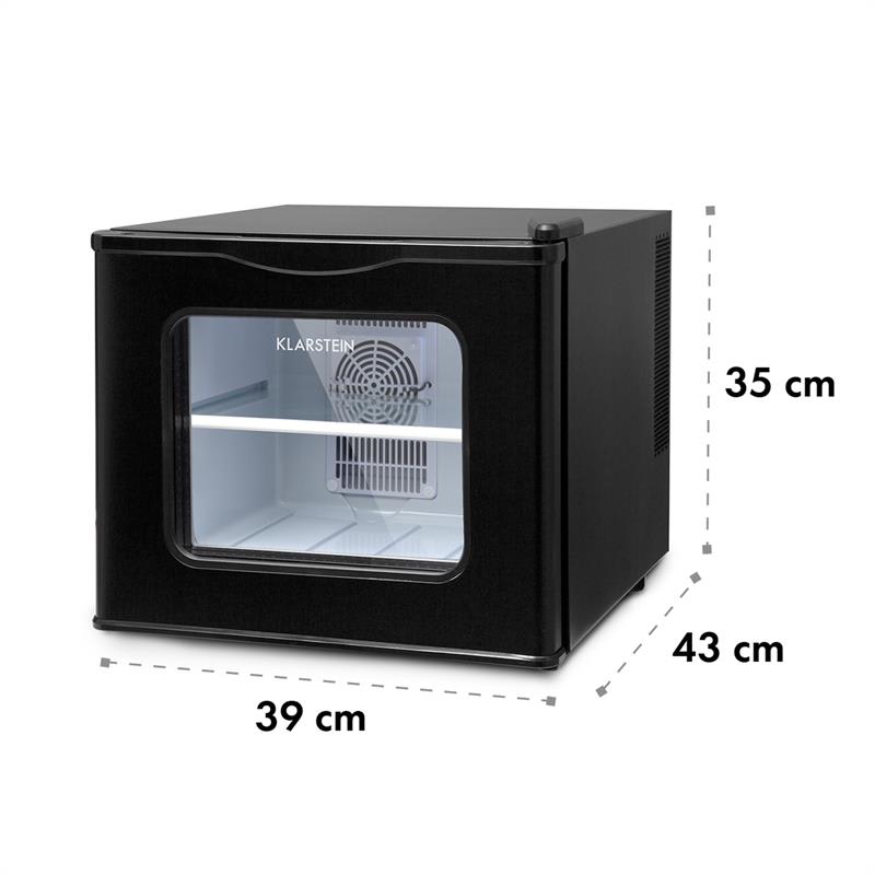 Klarstein Winehouse, minibar, 17 l, 60W, trieda A++, 38dB, sklenené dvierka, čierny – Obrázok 5