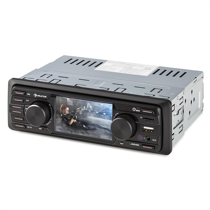 Auna MD-550BT, autorádio/moniceiver, BT, USB, SD, MP3, bez CD mechaniky, 4 x 45 W, 3" LCD, AUX – Obrázok 4