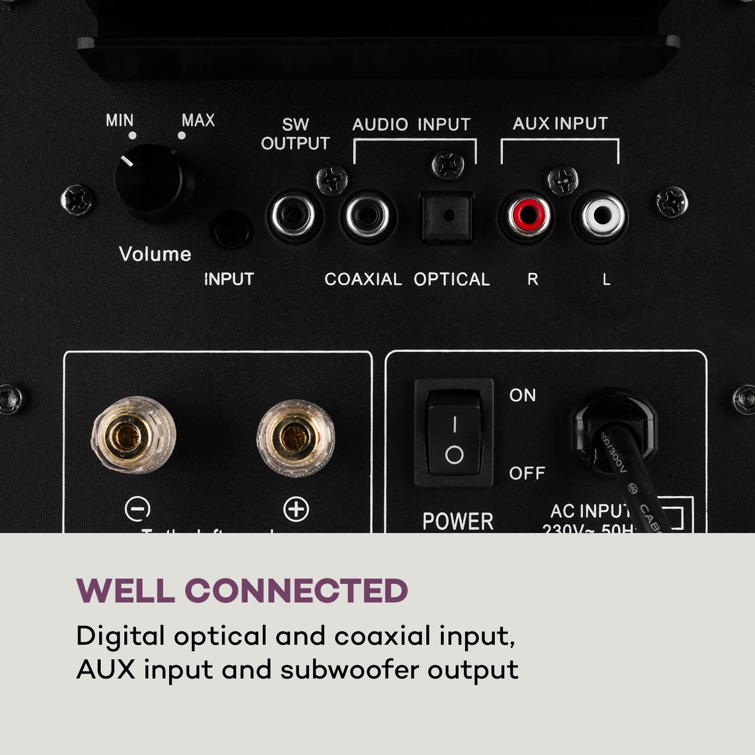 Auna Line 700 A, sada vežových reproduktorov, aktívne, 240 W RMS, BT, čierne – Obrázok 4