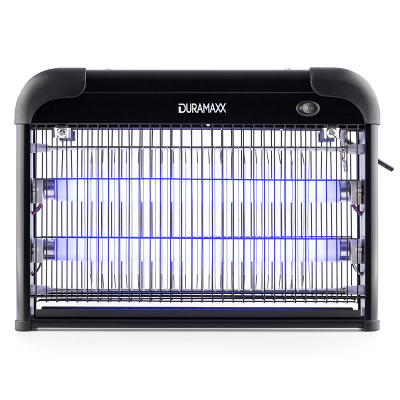 DURAMAXX Mosquito Ex 4000, 2 x 10W, čierny, elektrický hubič hmyzu, elektrická mriežka, pasca, 50 m2 – Obrázok 2