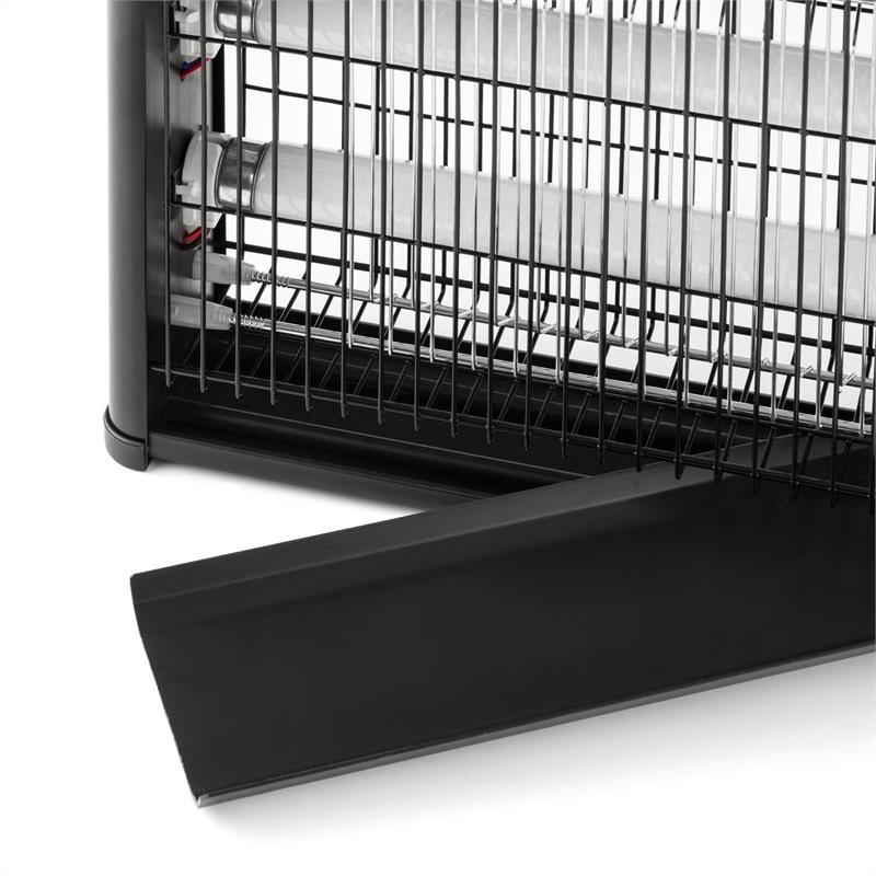 DURAMAXX Mosquito Ex 4000, 2 x 10W, čierny, elektrický hubič hmyzu, elektrická mriežka, pasca, 50 m2 – Obrázok 4