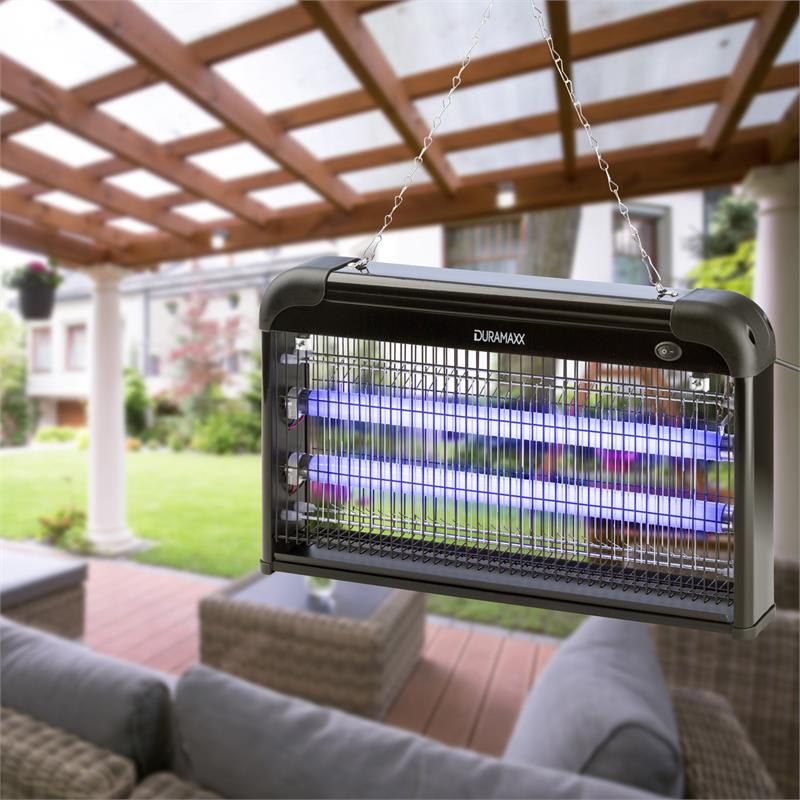DURAMAXX Mosquito Ex 5000, 30W, čierny, elektrický hubič hmyzu, elektrická mriežka, pasca, 150 m2