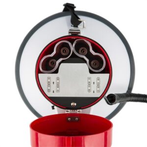 Auna MEGA080USB, megafón, 80 W, MP3 prehrávač, USB, nahrávanie, dosah 700 m, červený