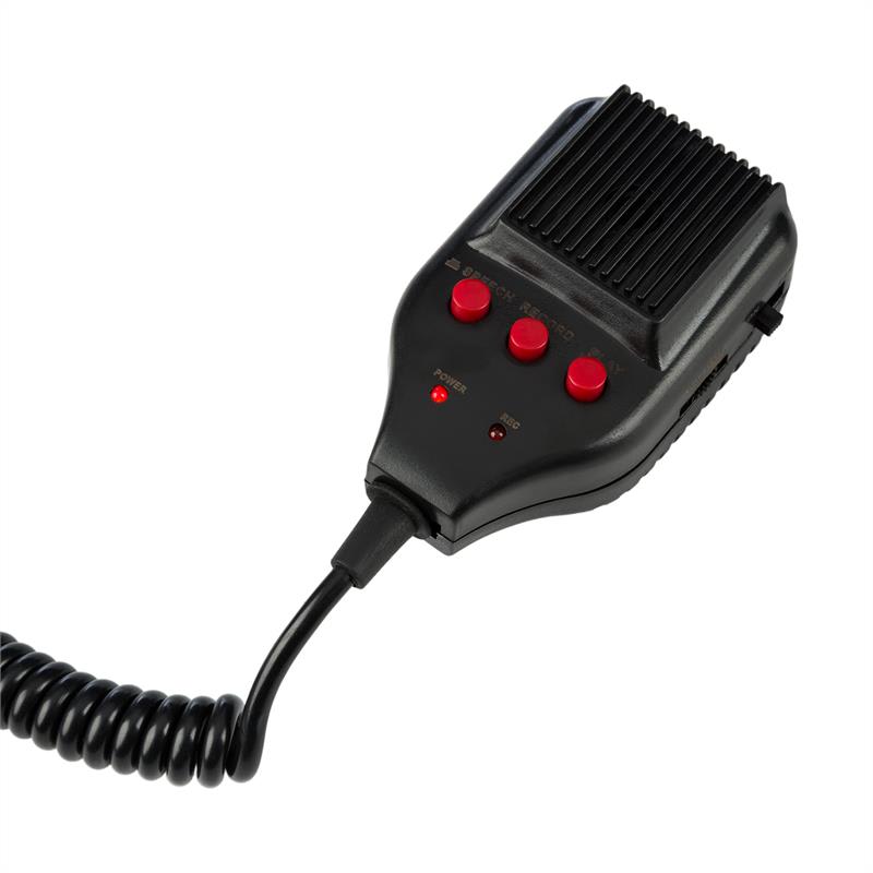 Auna MEGA080USB, megafón, 80 W, MP3 prehrávač, USB, nahrávanie, dosah 700 m, čierny – Obrázok 3