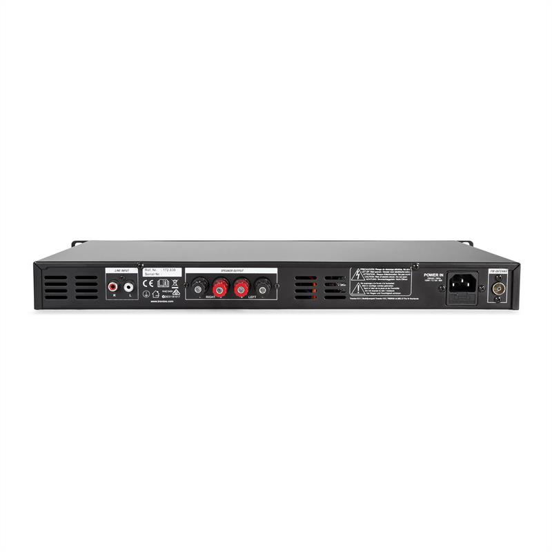 Power Dynamics PDC85, 19“ mediálny prehrávač so zosilňovačom, bluetooth, FM/USB/SD/MMC