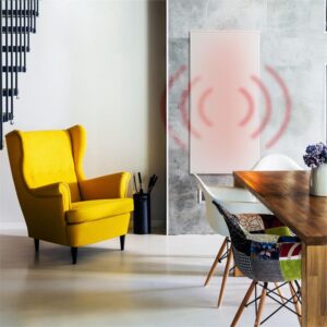 Klarstein Wonderwall IR 70, infračervený výhrevný panel, infrapanel, uhlíkové kryštály, 60x120cm, 720W, biela farba