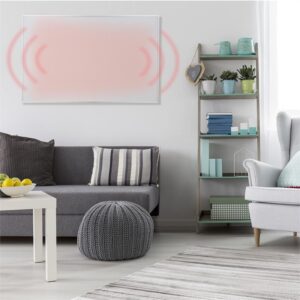 Klarstein Wonderwall IR 60 Carbon Crystal, infračervený výhrevný panel, 60x100cm, 600W, biela farba