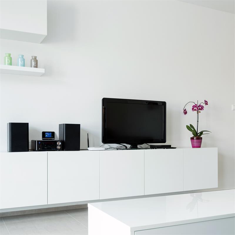 Internetový rádiový adaptér auna iAdapt 320, WLAN, DAB/DAB+, FM/AM , TFT displej, čierny