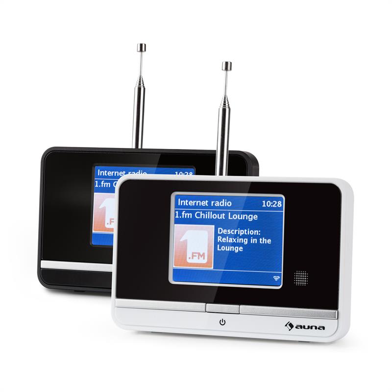 Internetový rádiový adaptér auna iAdapt 320, WLAN, DAB/DAB+, FM/AM, TFT displej, biely – Obrázok 4