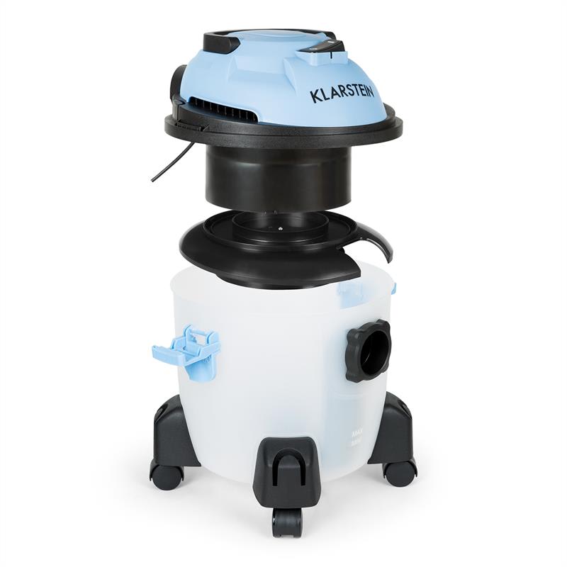 Klarstein Reinraum Hydro, vysávač, vodný filter, 2500 AirWatt, bezvreckový, modrý – Obrázok 5