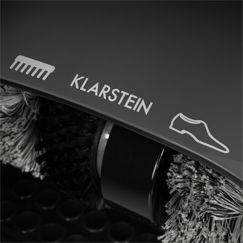 Klarstein ShoeButler, čistič obuvi, 120 W, 3 kefy, šedý – Obrázok 4