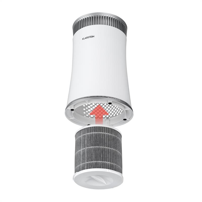 Klarstein Arosa, čistička vzduchu, ionizátor, UV lampa, automatický režim/režim počas spánku, biela – Obrázok 4