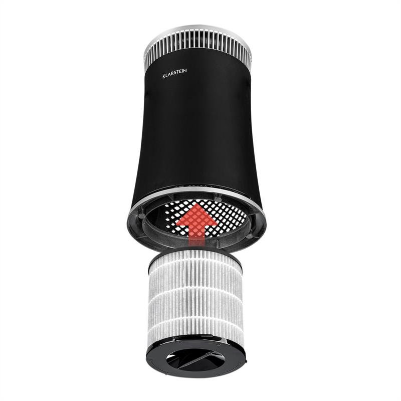 Klarstein Arosa, čistička vzduchu, ionizátor, UV lampa, automatický režim/režim počas spánku, čierna – Obrázok 4