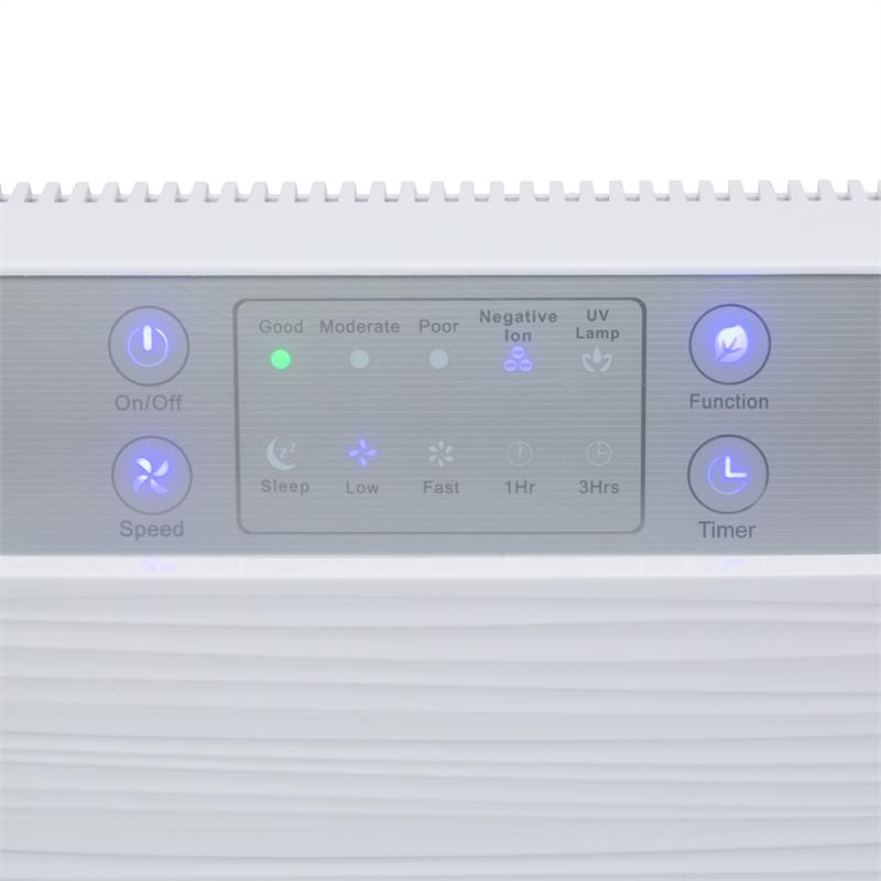 Klarstein Dalmatien, čistička vzduchu, Air Cleaner, ionizátor, UV lampa, biela – Obrázok 4