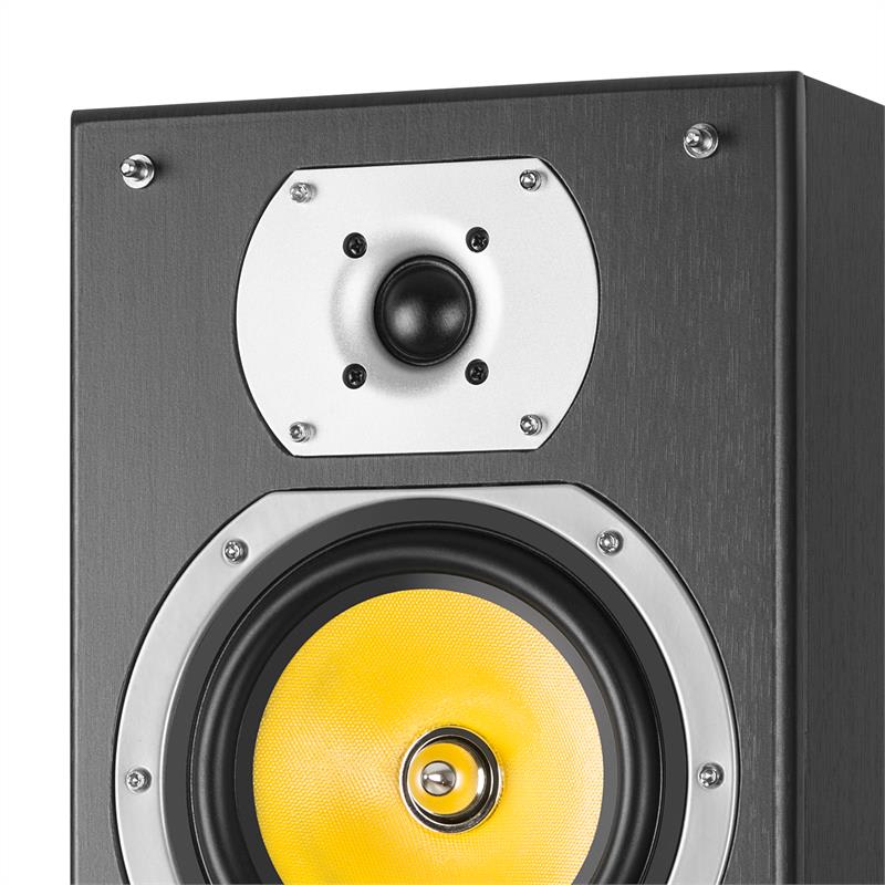 Auna V9B, priestorové (surround) reproduktory, set 5 boxov, 440W RMS, čierne – Obrázok 4