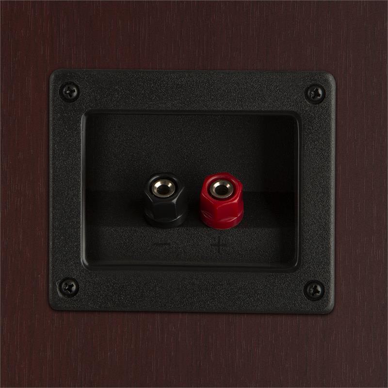 Auna V9B, priestorové (surround) reproduktory, set 5 boxov, 440W RMS, mahagón – Obrázok 3