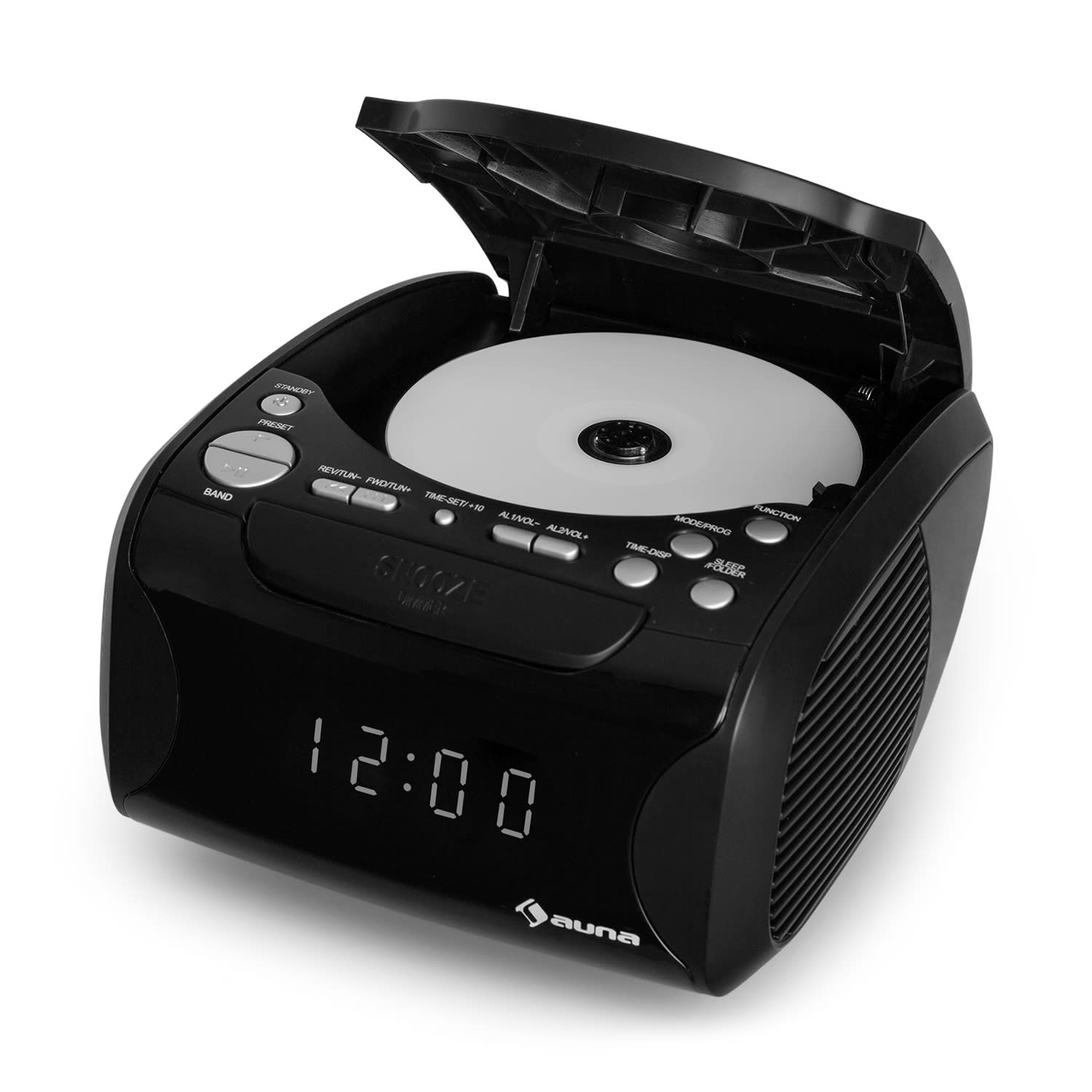 Auna Dreamee USB, CD rádiobudík, USB, CD, MP3, čierna farba – Obrázok 2