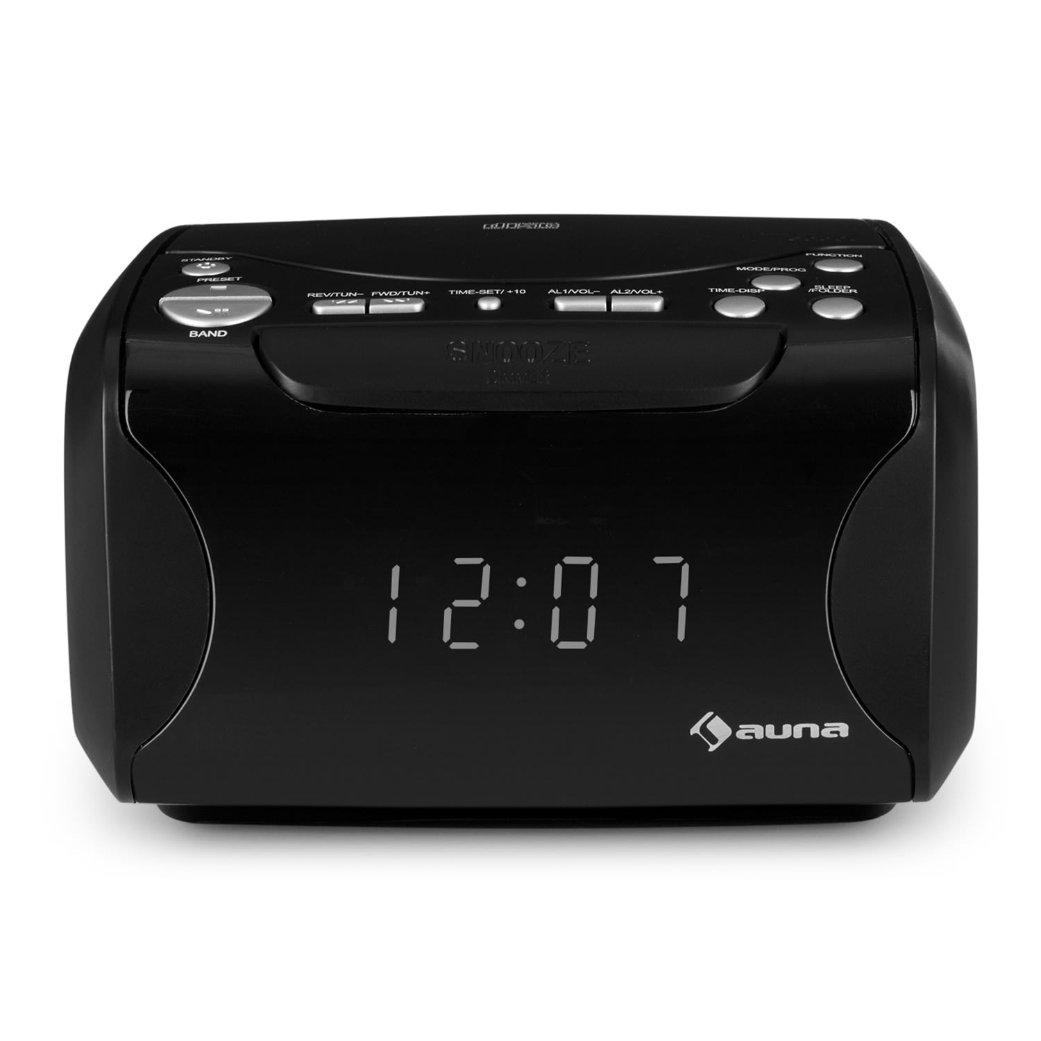 Auna Dreamee USB, CD rádiobudík, USB, CD, MP3, čierna farba – Obrázok 3