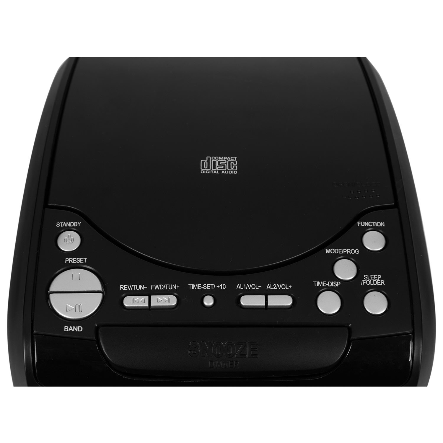 Auna Dreamee USB, CD rádiobudík, USB, CD, MP3, čierna farba – Obrázok 4