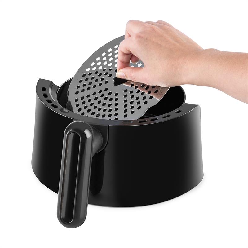 Klarstein Wel Air Fry, teplovzdužná fritéza, 1230W, poistka pred prehriatím, 1,5l, červená – Obrázok 4