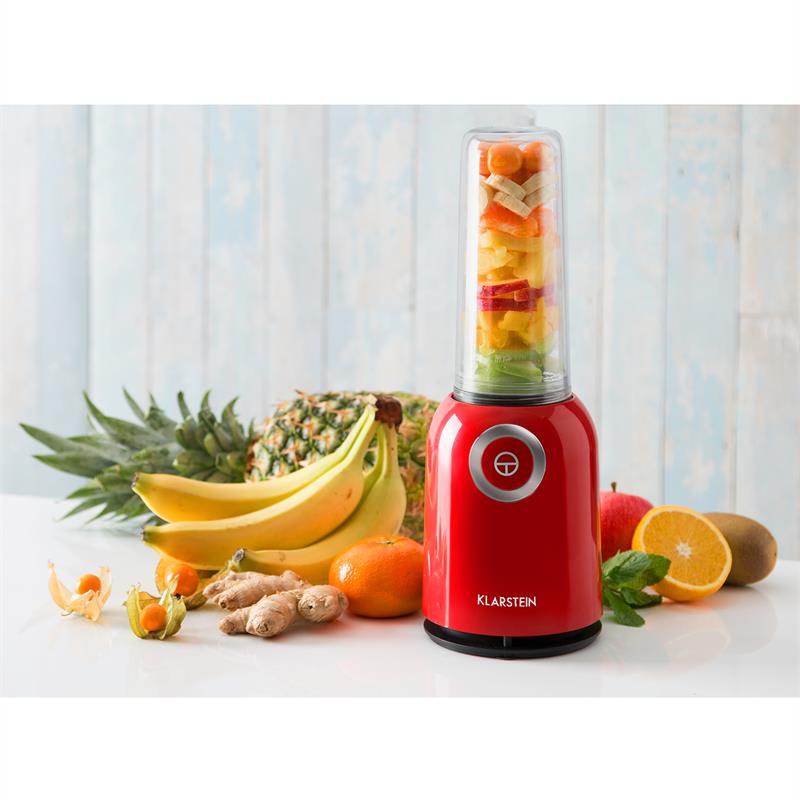 Klarstein Vitwist stojaci mixér 250W 0,45l, smoothie, červená farba
