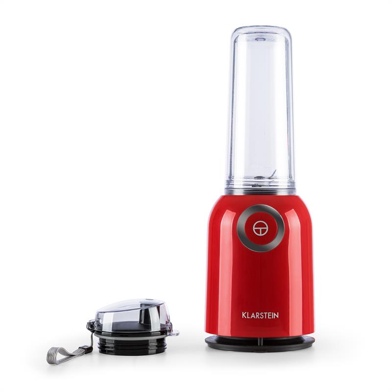 Klarstein Vitwist stojaci mixér 250W 0,45l, smoothie, červená farba – Obrázok 3