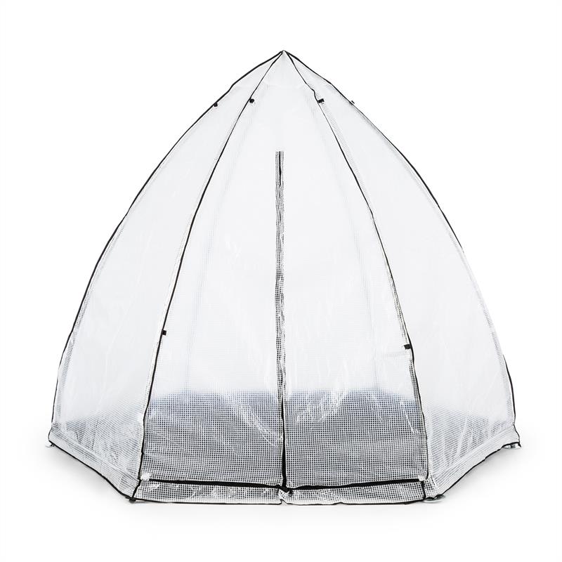 Waldbeck Greenshelter L, skleník na prezimovanie rastlín, 340 x 280 cm, oceľové tyče Ø 25 mm, PVC – Obrázok 2