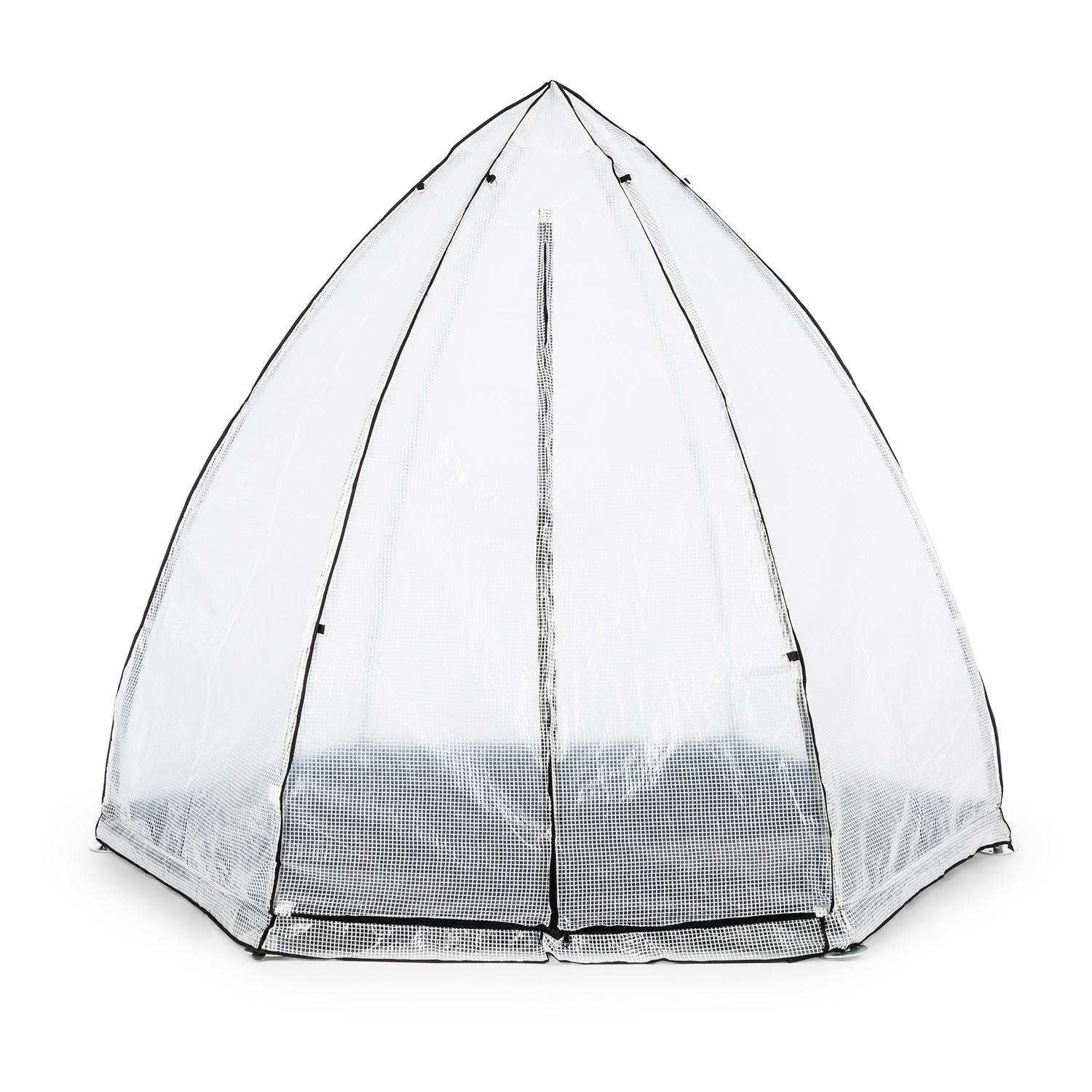 Waldbeck Greenshelter M, skleník na prezimovanie rastlín, 240 x 200 cm, oceľové tyče Ø 25 mm, PVC – Obrázok 2