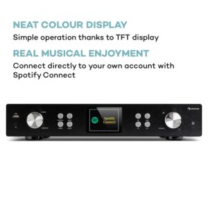 Auna iTuner 320 digitálny HiFi tuner, internet-rádio, spotify connect app-control