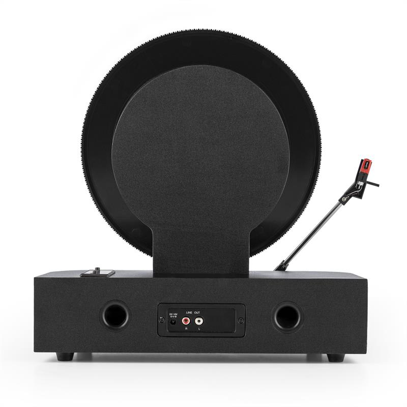Auna Verticalo S, retro gramofón, vertikálny platňový tanier, USB, čierny – Obrázok 4
