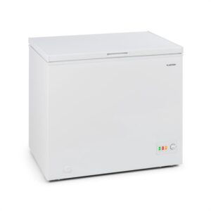 Klarstein Iceblokk 200, truhlicová mraznička, mraziaci box, A++, 200 litrov, 2 závesné koše, kolieska, biela
