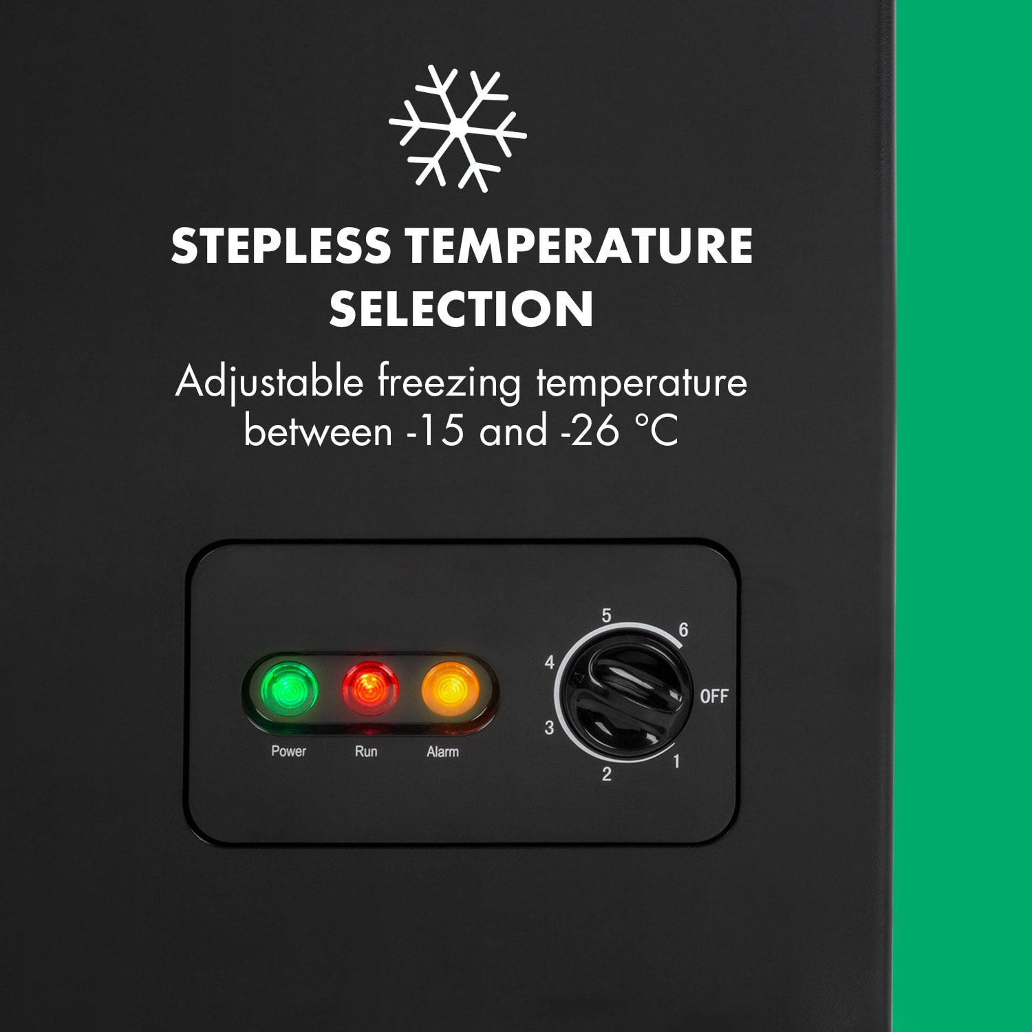 Klarstein Iceblokk 100, mraziaci box, mraznička, 100 l, 75 W, A+, čierna – Obrázok 4