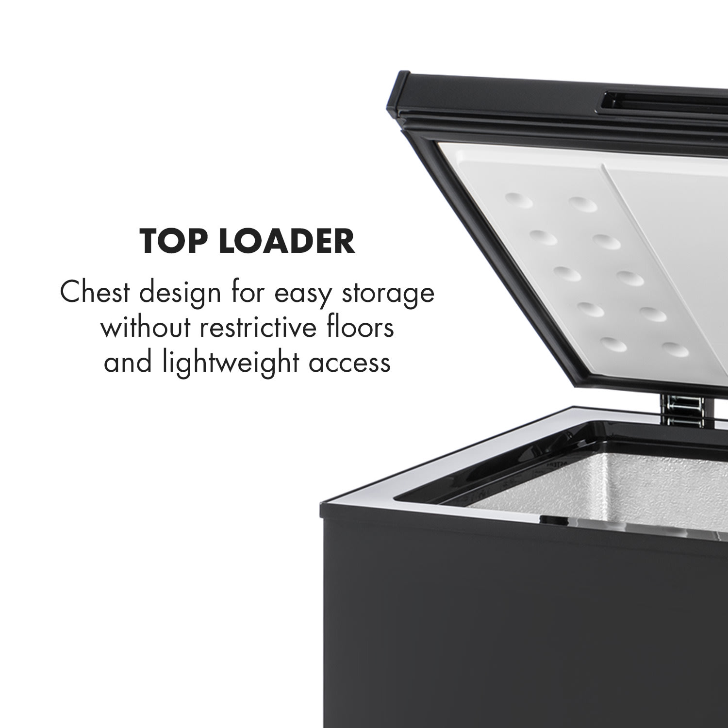 Klarstein Iceblokk 100, mraziaci box, mraznička, 100 l, 75 W, A+, čierna – Obrázok 5