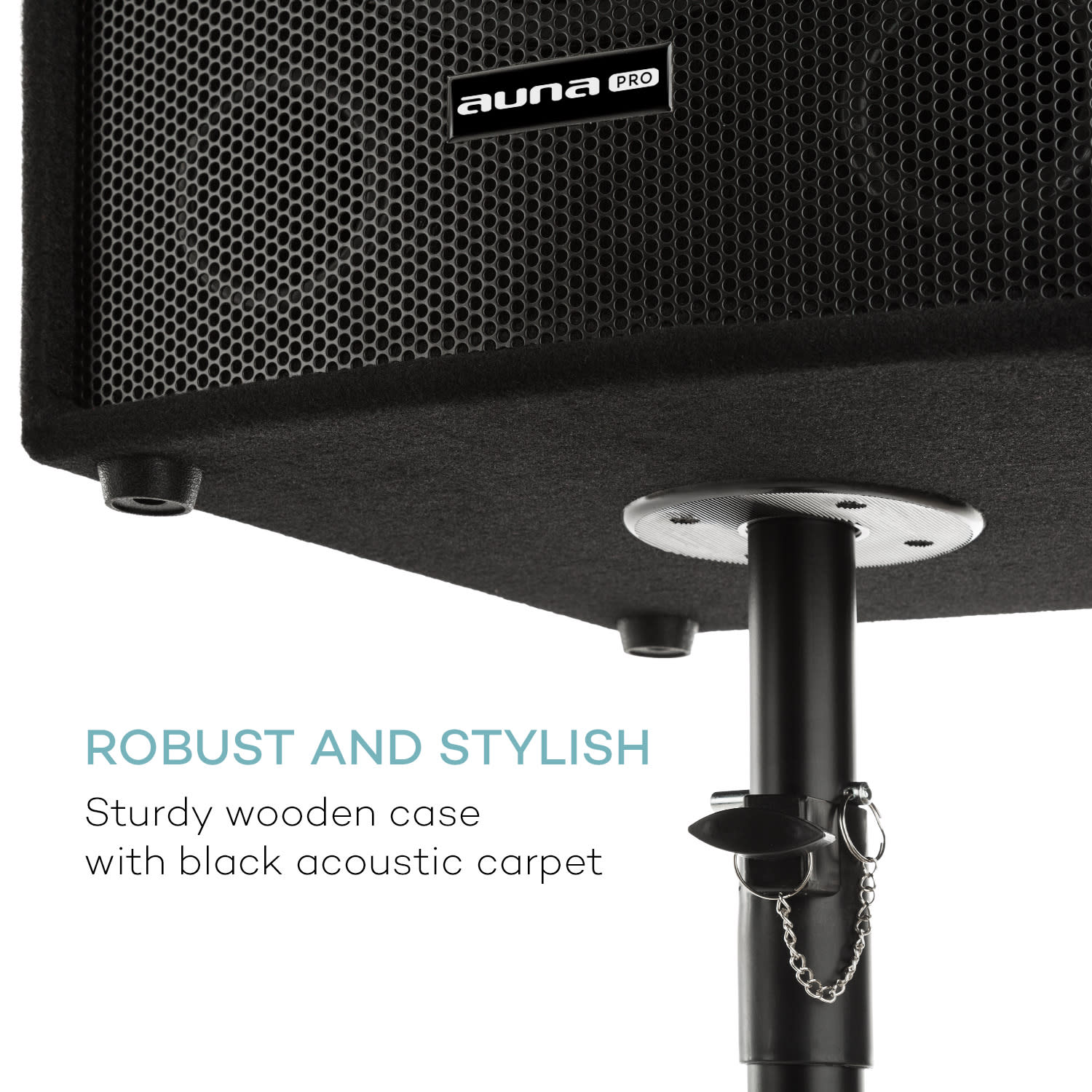Auna Pro Cube 1812, 2.1 aktívna PA sada, 1600 W, 18" subwoofer, 2 x 12" reproduktor – Obrázok 5