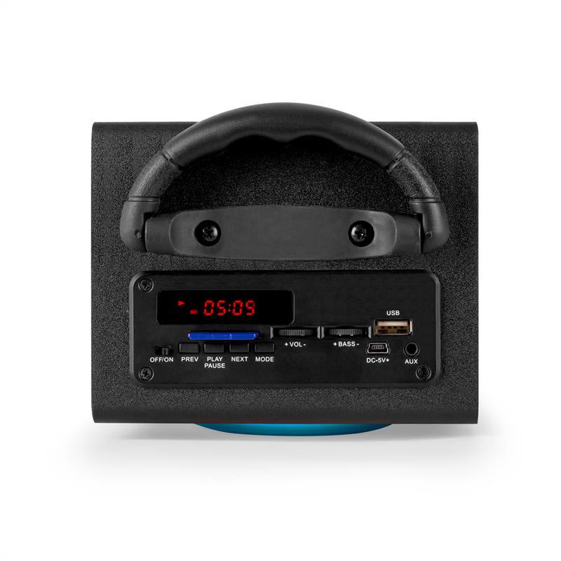 Auna Beachboy XXL, bluetooth reproduktor, USB, SD, AUX, FM, modrý – Obrázok 4