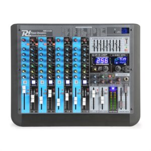 Power Dynamics PDM-S1204, mixážny pult, 12-kanálový, DSP/MP3, USB port, BT prijímač