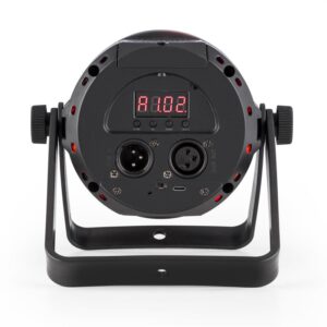 Beamz PLS25 Par, LED reflektor, 12 x 1 W RGBW LED diód, akumulátor, diaľkový ovládač