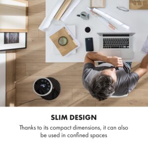 Klarstein Sky High, stĺpový ventilátor, 40 W, 276 m³/h, 75° oscilácia, 3 režimy, čierny