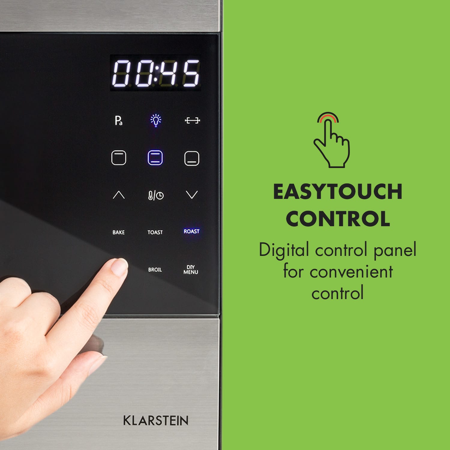 Klarstein Blaise, tlaková rúra, 1600 W, 26 l, tlak: 0 – 15 Pa, funkcia otočného grilu – Obrázok 4