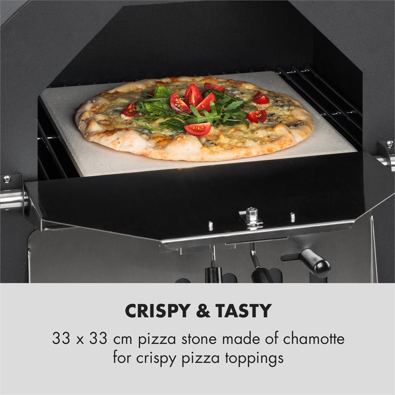 Klarstein Pizzaiolo, pizza kameň, 33 x 33 cm, pravý kameň, šamot