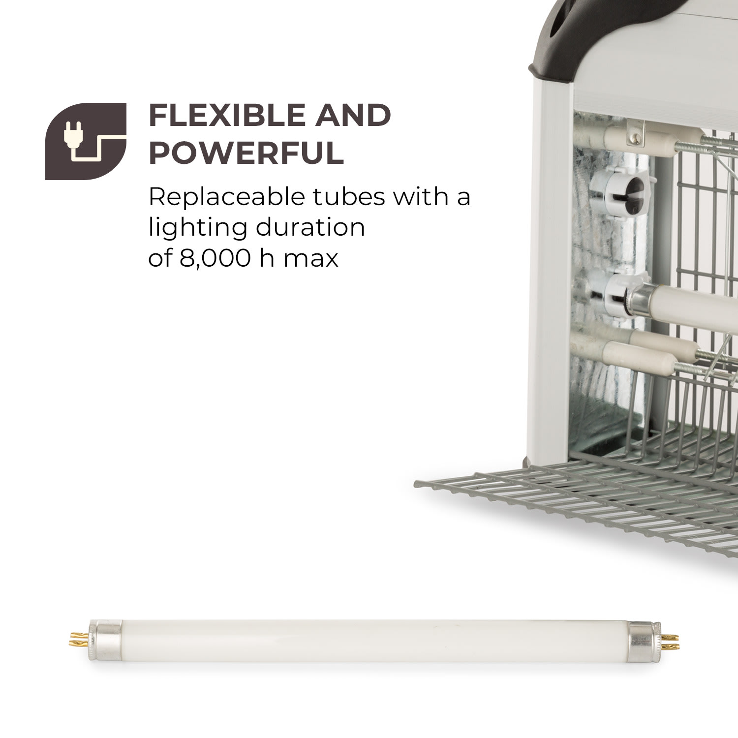 Waldbeck Mosquito Ex 3000, lapač hmyzu, 16 W, UV svetlo, 40 m² dosah – Obrázok 5