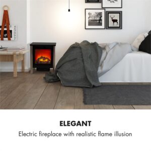 Klarstein Copenhagen Big, elektrický krb, 950/1900 W, termostat, čierny