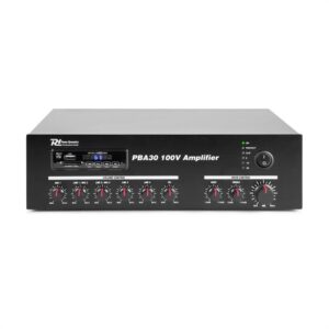 Power Dynamics PBA30, 100 V zosilňovač, 30 W, USB/SD, MP3, bluetooth