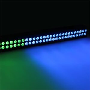 Beamz LCB803, LED lišta, 80 x 3 W 3v1 LED diód, DMX režim alebo samostatná prevádzka, 120 W, čierna